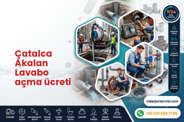 Çatalca Akalan Lavabo açma ücreti