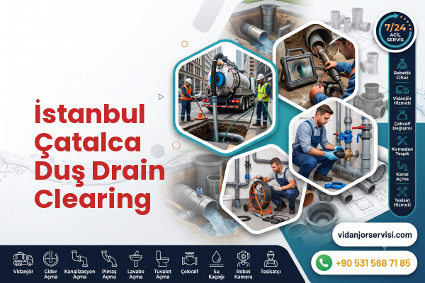 İstanbul Çatalca Duş Drain Clearing