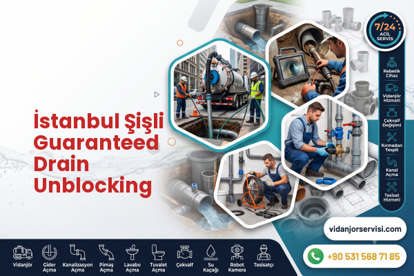 İstanbul Şişli Guaranteed Drain Unblocking