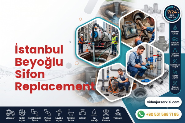 İstanbul Beyoğlu Sifon Replacement
