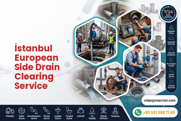 İstanbul European Side Drain Clearing Service