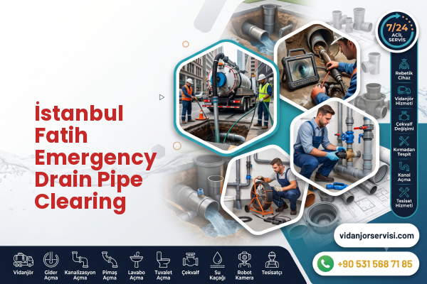 İstanbul Fatih Emergency Drain Pipe Clearing