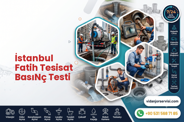 İstanbul Fatih Tesisat BasıNç Testi