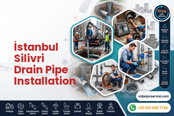 İstanbul Silivri Drain Pipe Installation