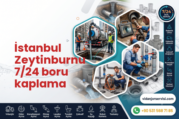 İstanbul Zeytinburnu 7/24 boru kaplama