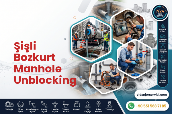 Şişli Bozkurt Manhole Unblocking
