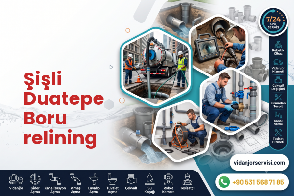 Şişli Duatepe Boru relining