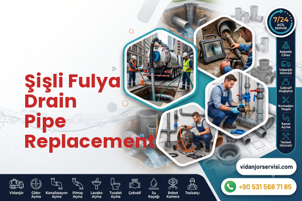 Şişli Fulya Drain Pipe Replacement