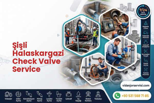 Şişli Halaskargazi Check Valve Service