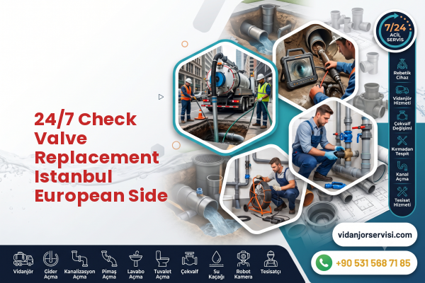 24/7 Check Valve Replacement Istanbul European Side