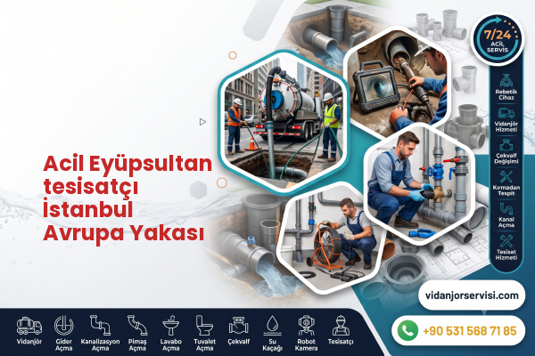 Acil Eyüpsultan tesisatçı İstanbul Avrupa Yakası