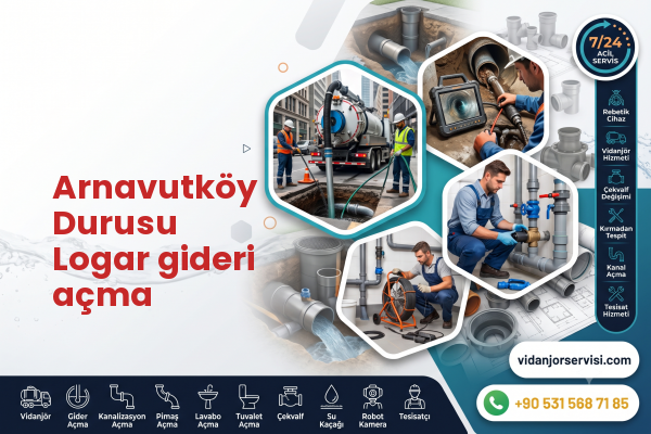 Arnavutköy Durusu Logar gideri açma