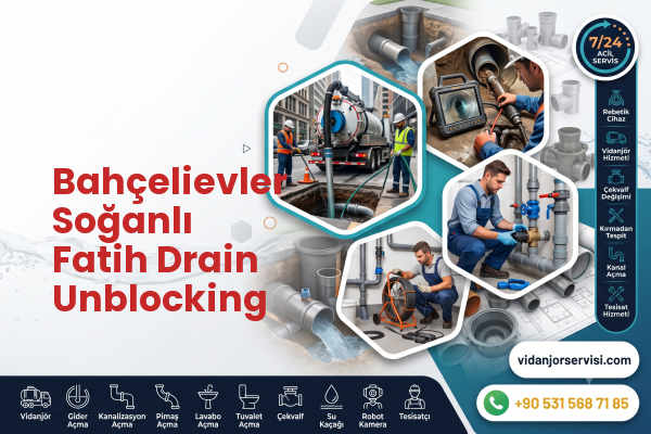 Bahçelievler Soğanlı Fatih Drain Unblocking