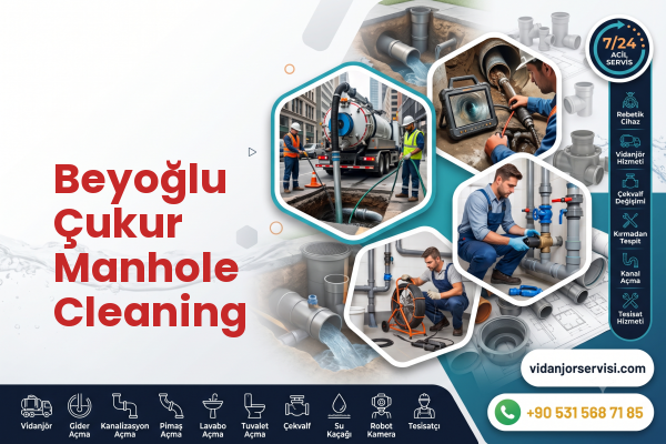Beyoğlu Çukur Manhole Cleaning