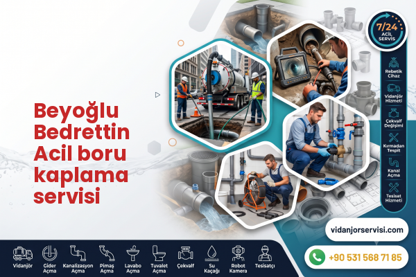 Beyoğlu Bedrettin Acil boru kaplama servisi