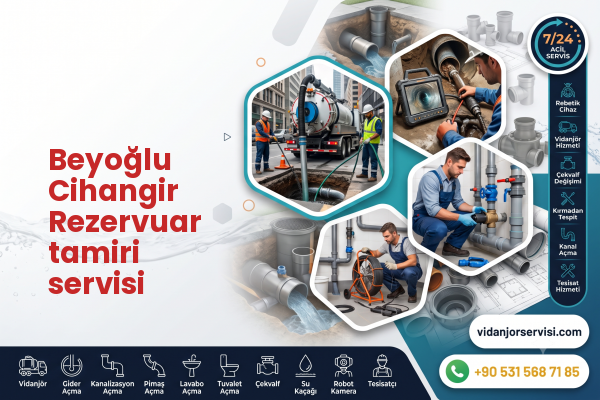 Beyoğlu Cihangir Rezervuar tamiri servisi