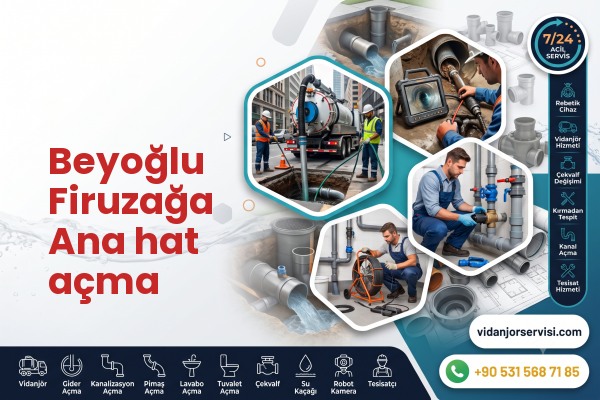 Beyoğlu Firuzağa Ana hat açma