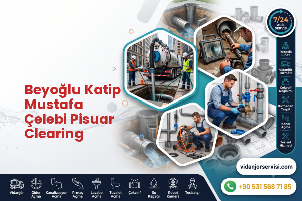Beyoğlu Katip Mustafa Çelebi Pisuar Clearing