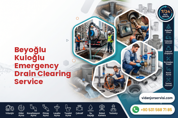 Beyoğlu Kuloğlu Emergency Drain Clearing Service