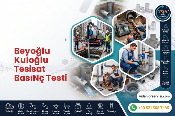 Beyoğlu Kuloğlu Tesisat BasıNç Testi