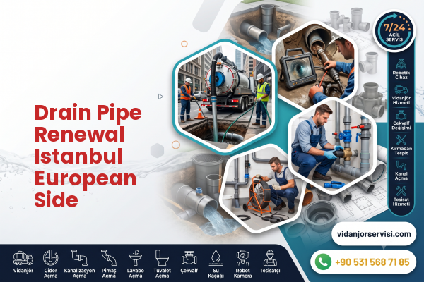 Drain Pipe Renewal Istanbul European Side