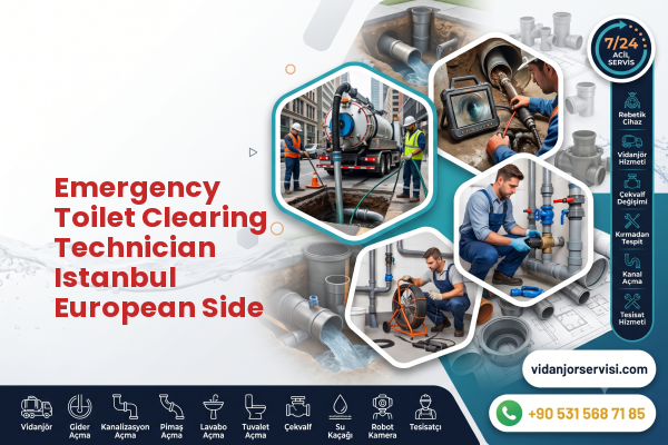 Emergency Toilet Clearing Technician Istanbul European Side