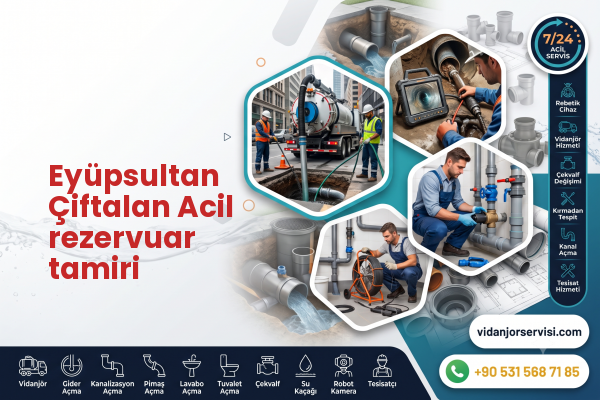 Eyüpsultan Çiftalan Acil rezervuar tamiri