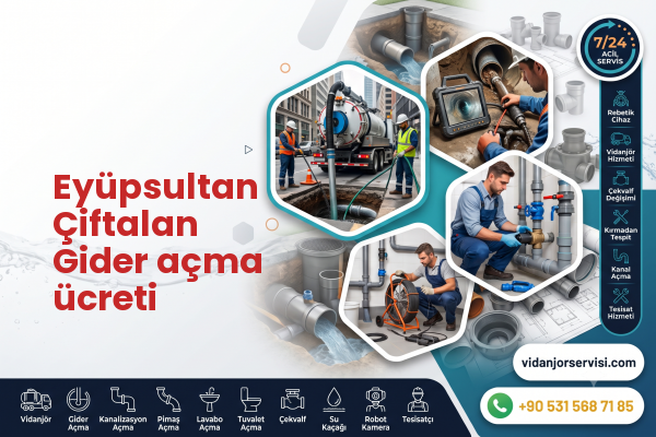 Eyüpsultan Çiftalan Gider açma ücreti