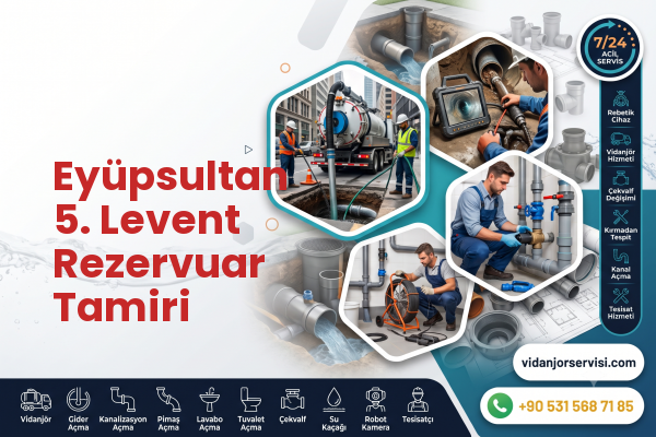 Eyüpsultan 5. Levent Rezervuar Tamiri