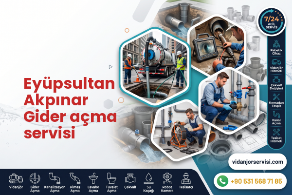 Eyüpsultan Akpınar Gider açma servisi