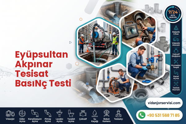 Eyüpsultan Akpınar Tesisat BasıNç Testi