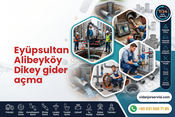 Eyüpsultan Alibeyköy Dikey gider açma