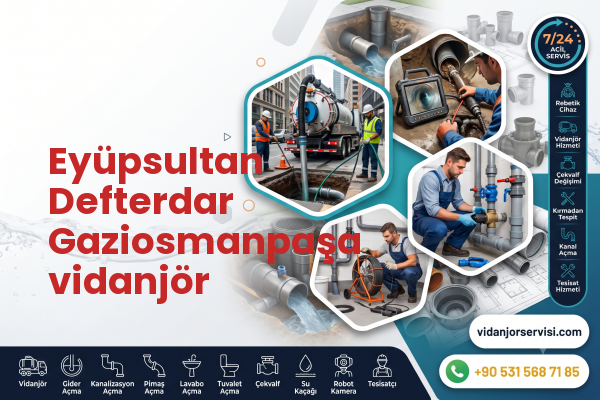 Eyüpsultan Defterdar Gaziosmanpaşa vidanjör