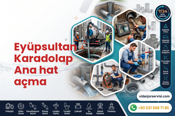 Eyüpsultan Karadolap Ana hat açma