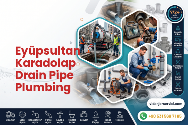 Eyüpsultan Karadolap Drain Pipe Plumbing