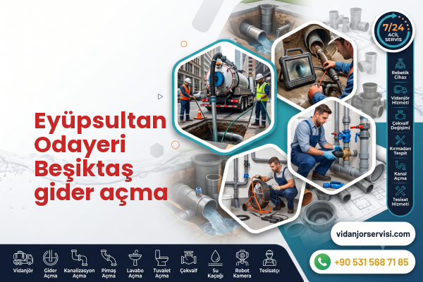 Eyüpsultan Odayeri Beşiktaş gider açma