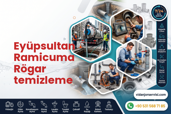 Eyüpsultan Ramicuma Rögar temizleme