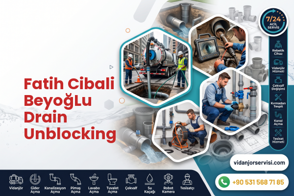 Fatih Cibali BeyoğLu Drain Unblocking