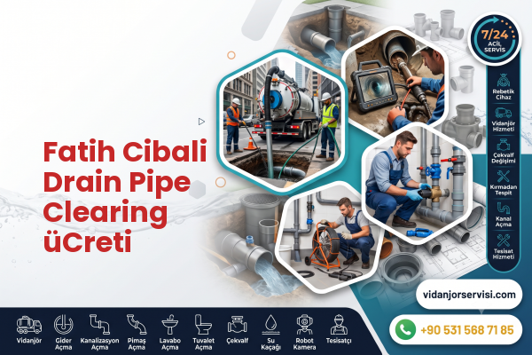 Fatih Cibali Drain Pipe Clearing üCreti