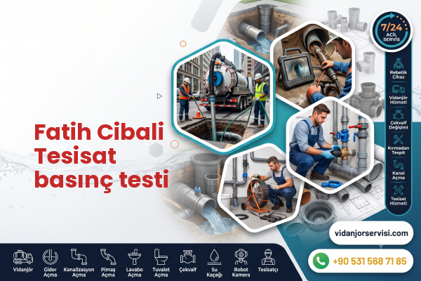 Fatih Cibali Tesisat basınç testi