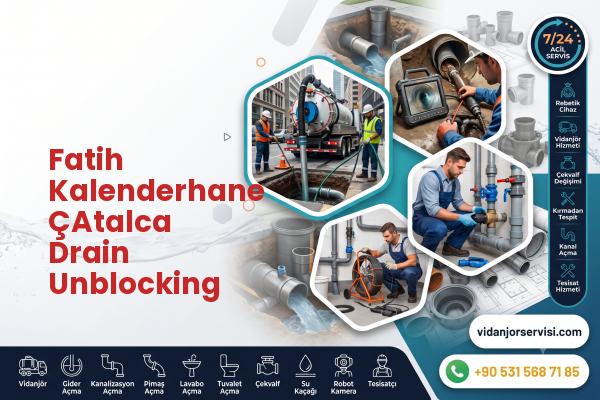 Fatih Kalenderhane ÇAtalca Drain Unblocking