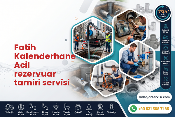 Fatih Kalenderhane Acil rezervuar tamiri servisi