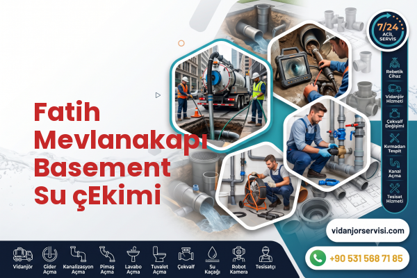 Fatih Mevlanakapı Basement Su çEkimi