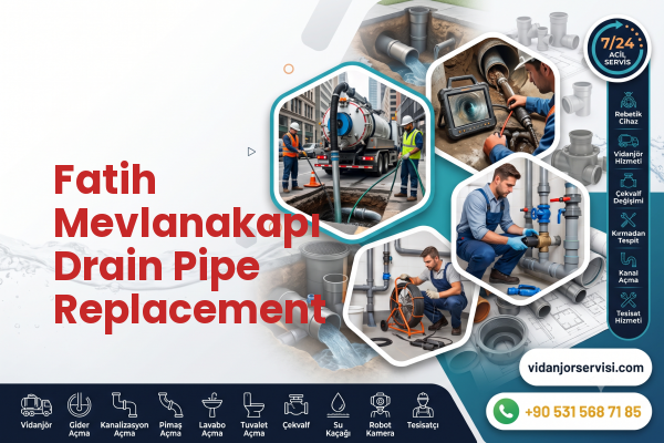 Fatih Mevlanakapı Drain Pipe Replacement