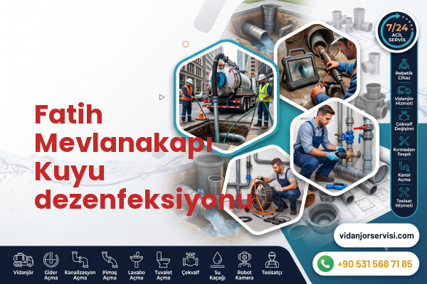 Fatih Mevlanakapı Kuyu dezenfeksiyonu