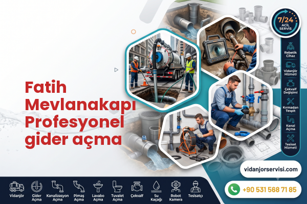 Fatih Mevlanakapı Profesyonel gider açma