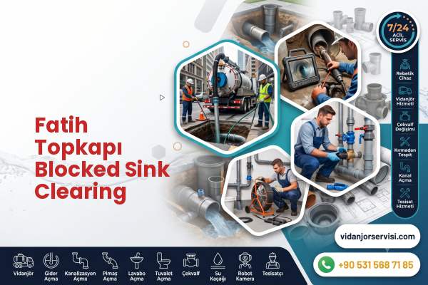 Fatih Topkapı Blocked Sink Clearing