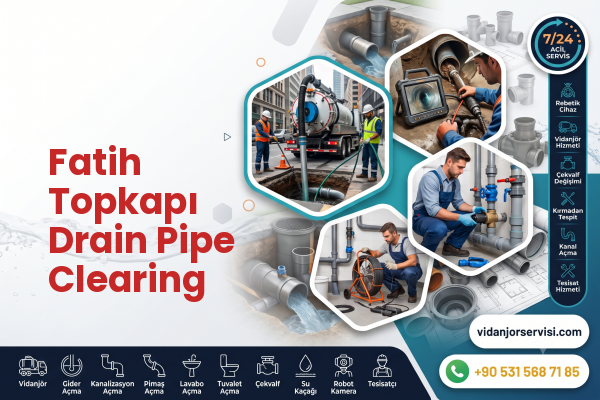 Fatih Topkapı Drain Pipe Clearing