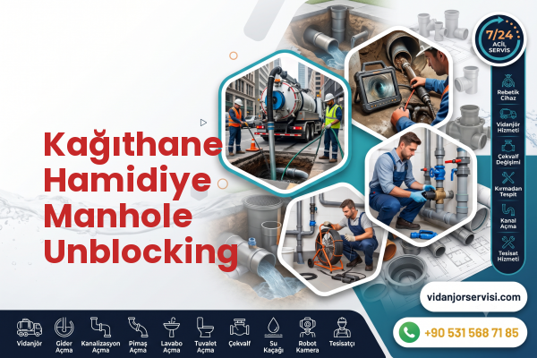 Kağıthane Hamidiye Manhole Unblocking