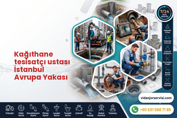 Kağıthane tesisatçı ustası İstanbul Avrupa Yakası